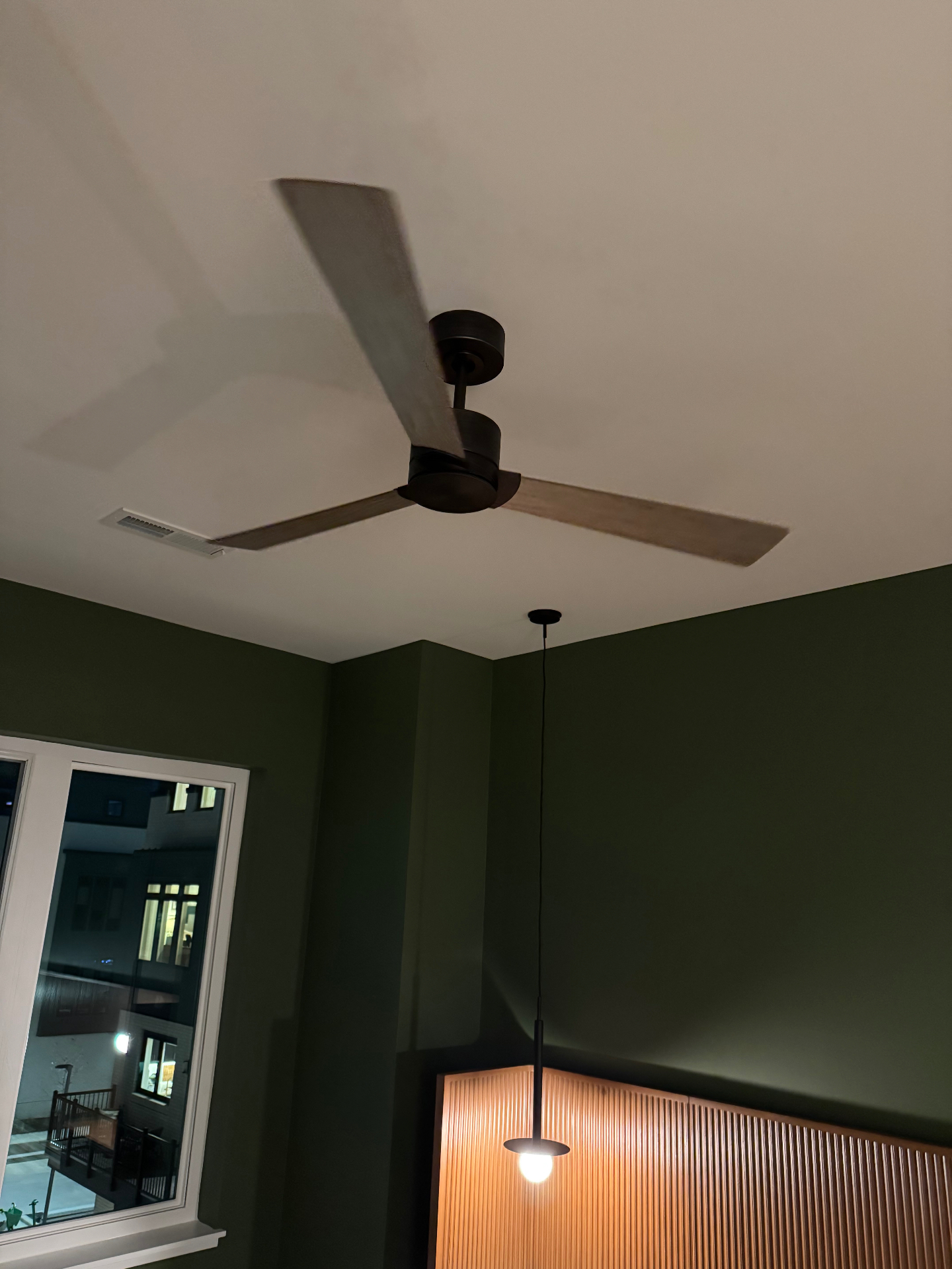 Bedroom Ceiling Fan Install