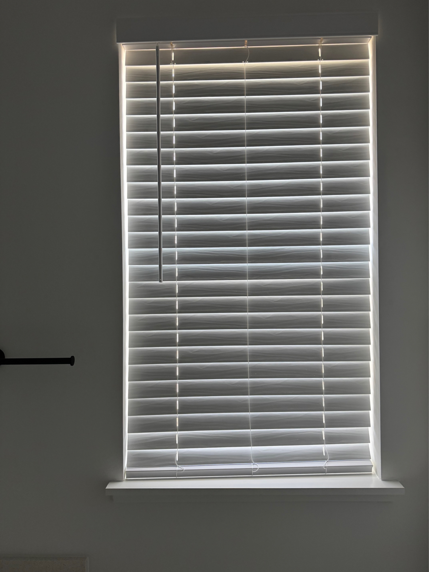 Faux Wood Blinds — Tall Window