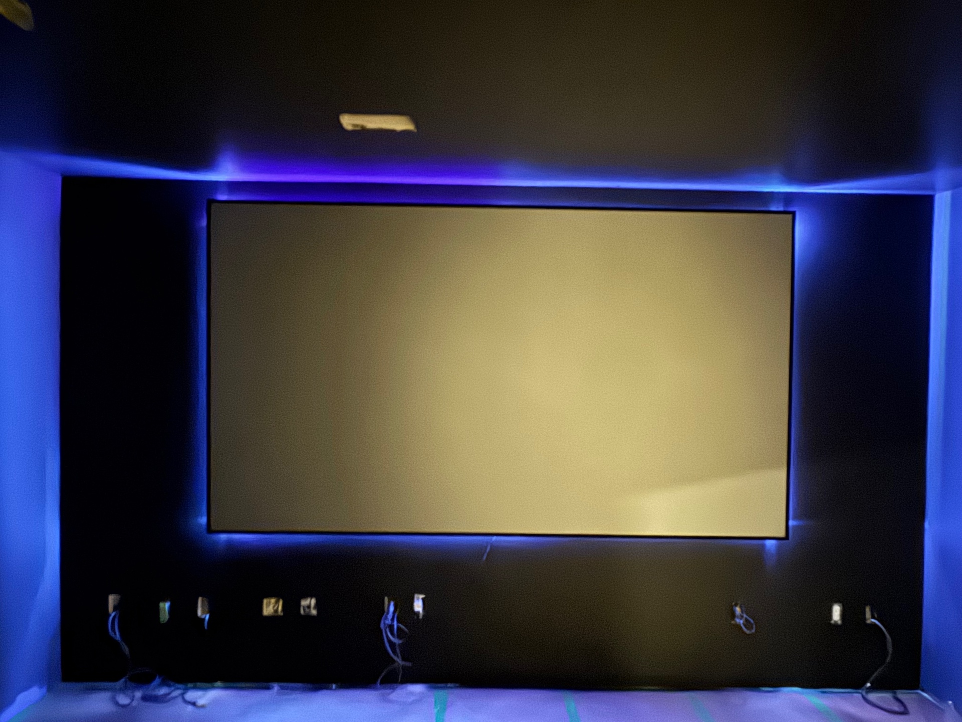 Custom Theater with LED Backlight